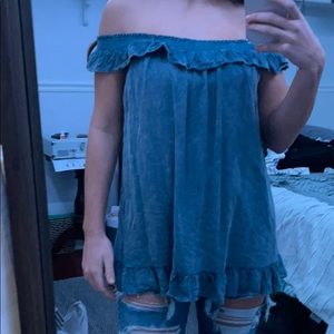 Off the shoulder blouse